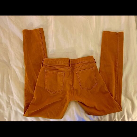 Arizona Jean Co mustard yellow Super Skinny sz 7 - Picture 2 of 3
